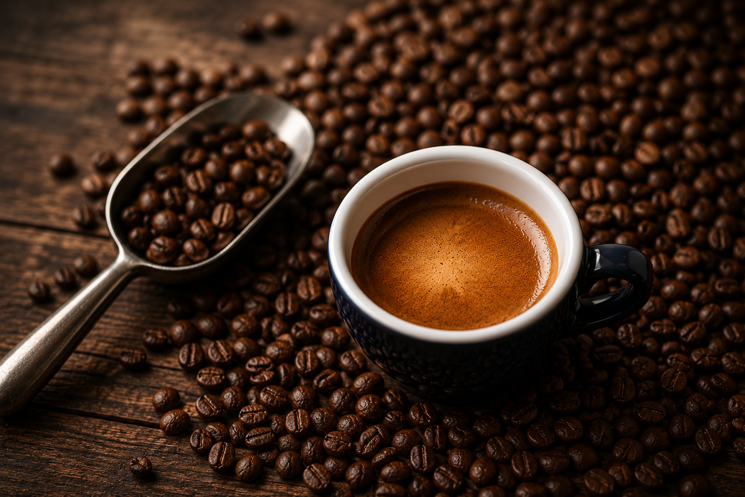 自家焙煎したコーヒー